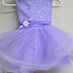 Weissman Lavender Sequin Dress